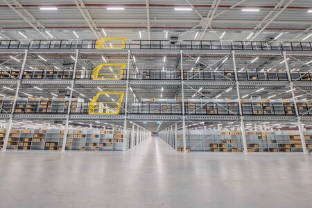 Logistieke mezzanine